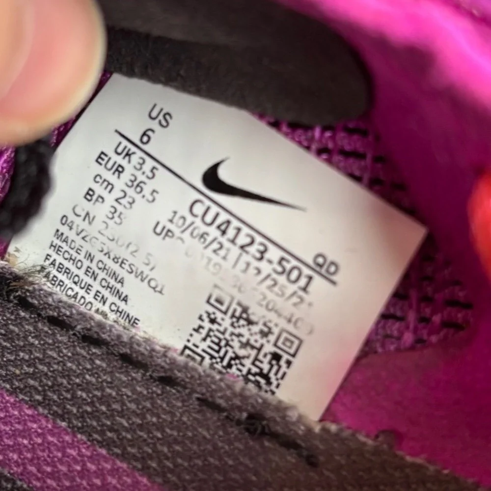 Nike ZoomX Vaporfly Next% 2 Purple Pink Running Shoes CU4123-501 Womens Size 6